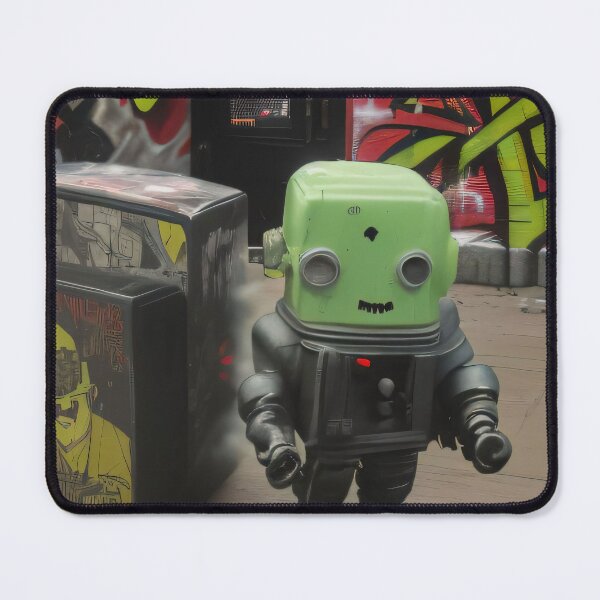 Item preview, A cool robot on the street | graffiti aesthetic designed and sold by spinolator.