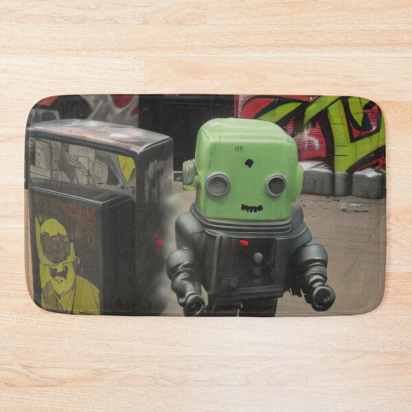 Item preview, A cool robot on the street | graffiti aesthetic  designed and sold by spinolator.