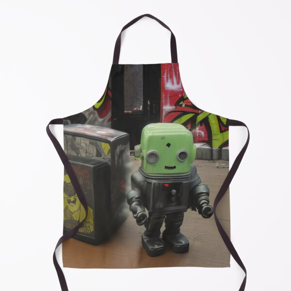 Item preview, A cool robot on the street | graffiti aesthetic designed and sold by spinolator.