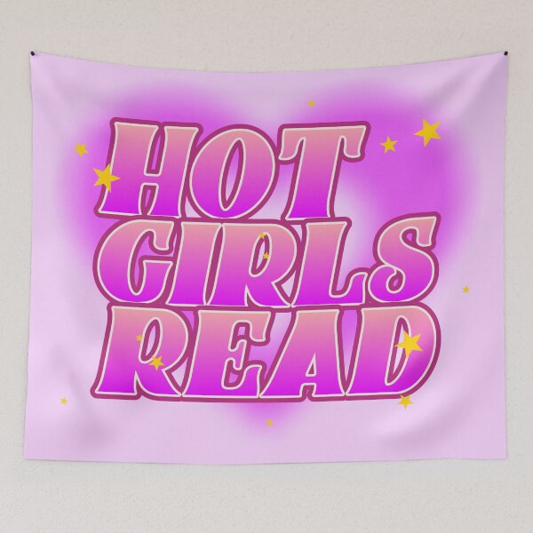Item preview, Hot Girls Read- violet designed and sold by BookishLounge.