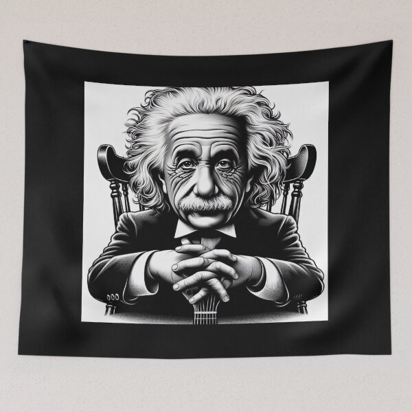 Item preview, Albert Einstein designed and sold by sevenmountains.