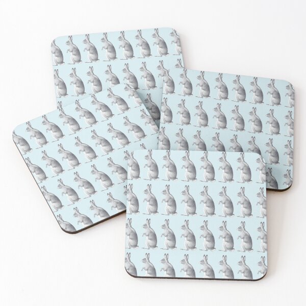 Item preview, Light blue Easter bunnies pattern designed and sold by ElizabethCoelho.