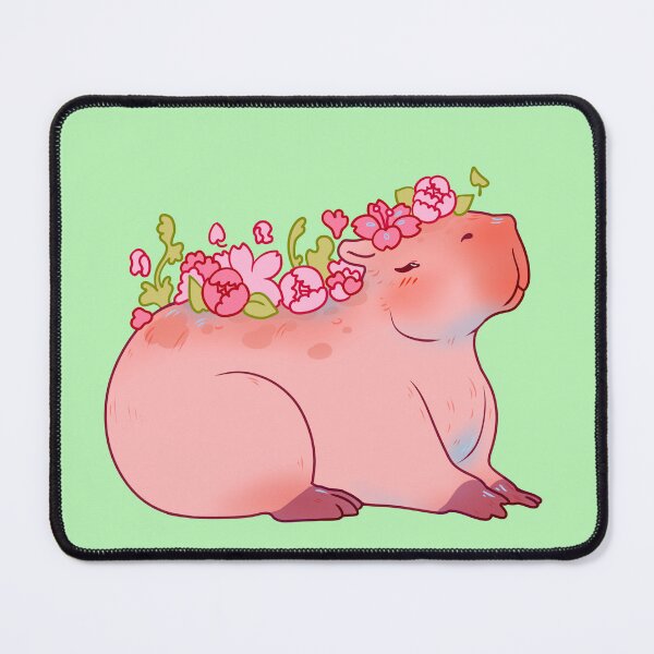 Item preview, Flower Capybara designed and sold by lordkndy.