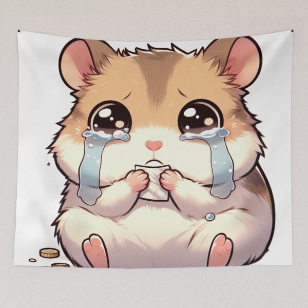Item preview, Melancholy Musings: Portrait of a Sad Hamster designed and sold by TDKCustoms.