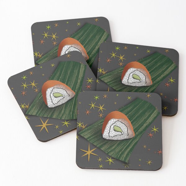Item preview, Sushi Roll on Bamboo Leaf designed and sold by AmySevArts.
