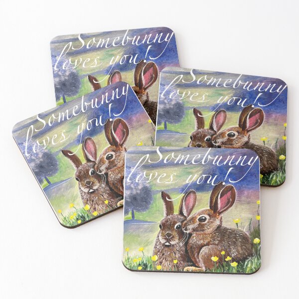 Item preview, Somebunny loves you sticker designed and sold by mazarte.