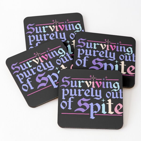 Item preview, Surviving purely out of spite designed and sold by literartyghost.