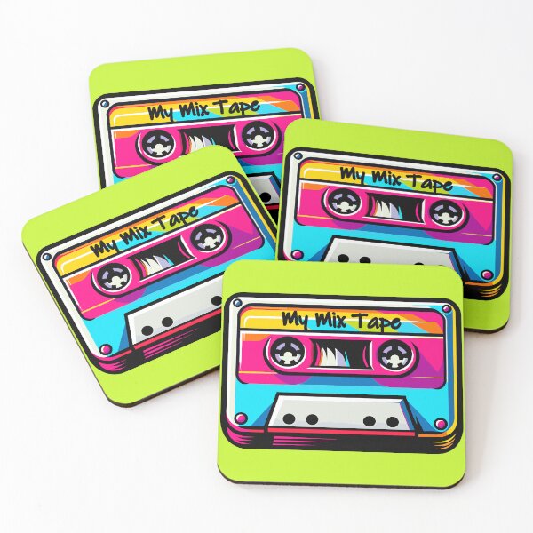 Item preview, Vintage Cassette Mix Tape Funny 80s 90s Retro designed and sold by TKsTees.