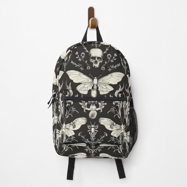Item preview, Skulls Moth Gothic Horror Pattern designed and sold by RR-Arts.