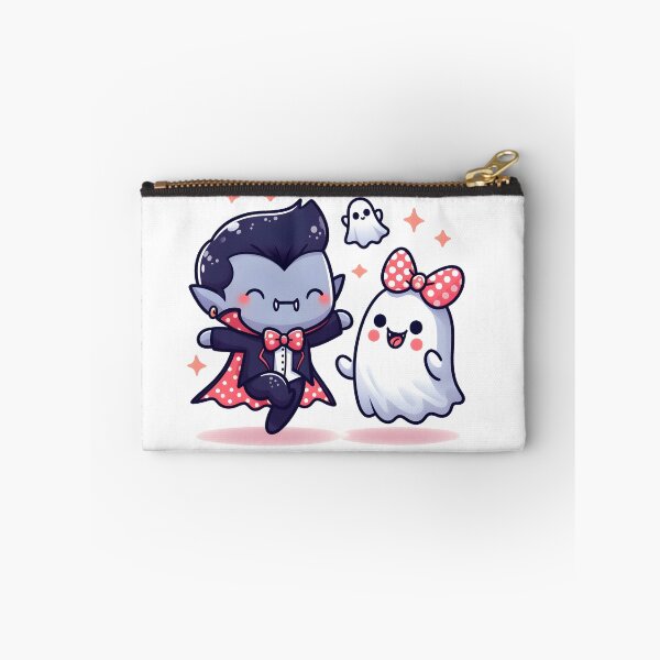 Item preview, Kawaii Whimsical Vampire With Polka Dot Bow designed and sold by CanvasCutie.
