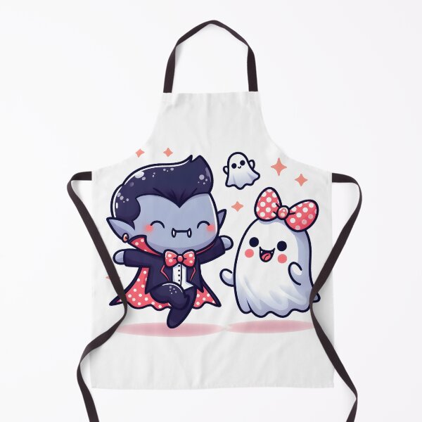 Item preview, Kawaii Whimsical Vampire With Polka Dot Bow designed and sold by CanvasCutie.