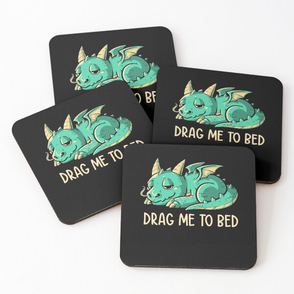 Artikelvorschau, Drag Me To Bed - Cute Lazy Dragon Gift entworfen und verkauft von koalateess.