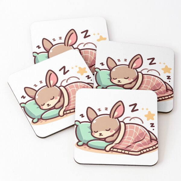 Item preview, Kawaii Kangaroo With Blanket designed and sold by CanvasCutie.