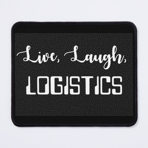 Item preview, Live, Laugh, Logistics Pattern designed and sold by Logo-A-GoGo.