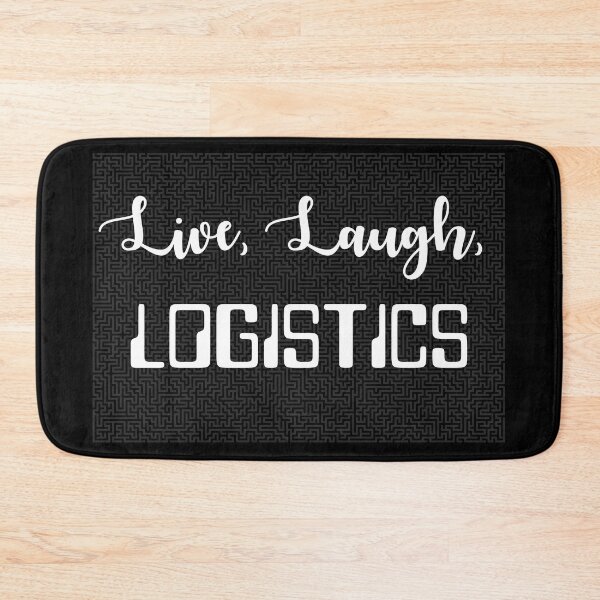 Item preview, Live, Laugh, Logistics Pattern designed and sold by Logo-A-GoGo.