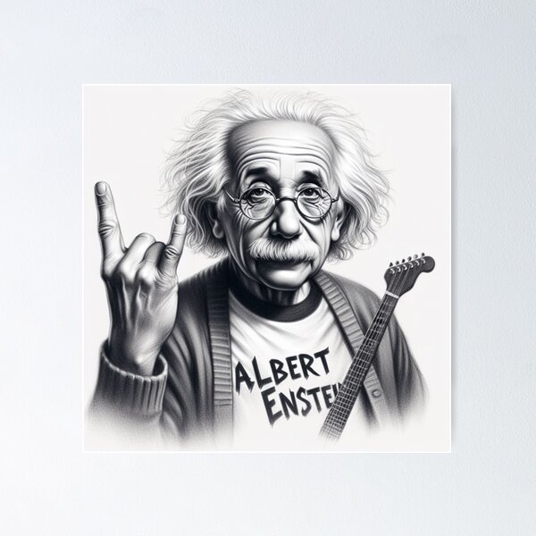 Item preview,  Albert Einstein designed and sold by sevenmountains.