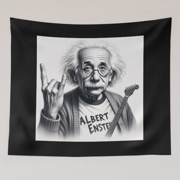 Item preview,  Albert Einstein designed and sold by sevenmountains.