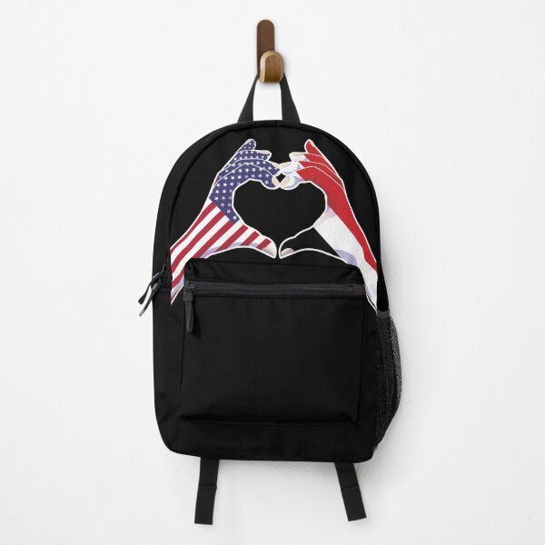 Item preview, Yemen Yemeni USA United States American America Love Heart Peace designed and sold by FlagX.