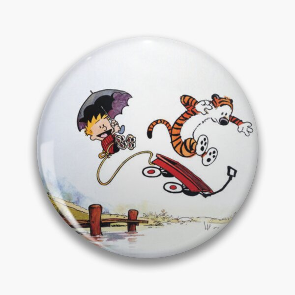 Item preview, Calvin and Hobbes Flying Red Wagon designed and sold by XXXLLEMONADE.