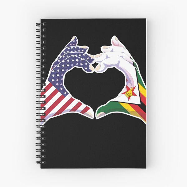 Item preview, Zimbabwe Zimbabwean USA United States American America Love Heart Peace designed and sold by FlagX.