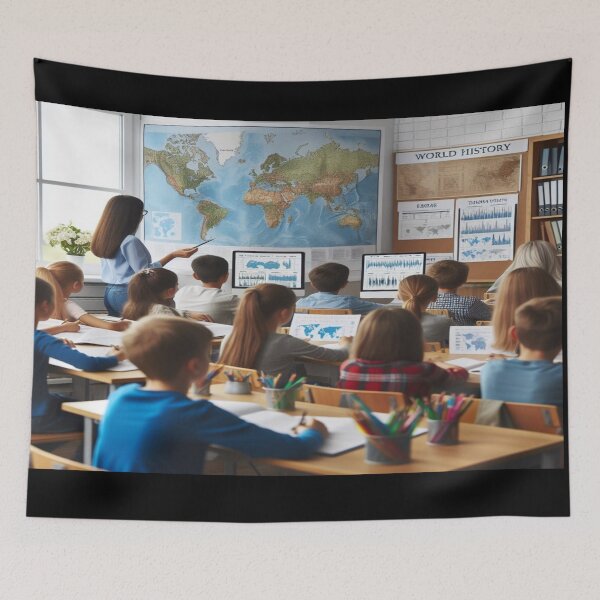 Item preview, Children People/Science Geography Inspired Wall Art and Puzzle_3 designed and sold by Cupideros.