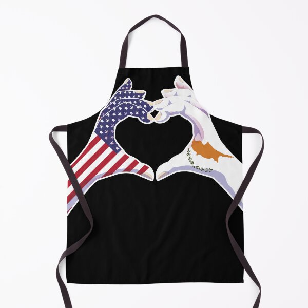 Item preview, Cyprus Cypriot USA United States American America Love Heart Peace designed and sold by FlagX.