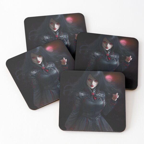 Item preview, Crimson Nightfall: Portrait of a Vampiress" designed and sold by DarkJuliettes.