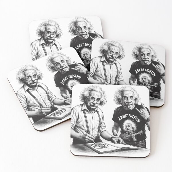 Item preview,   Albert Einstein designed and sold by sevenmountains.
