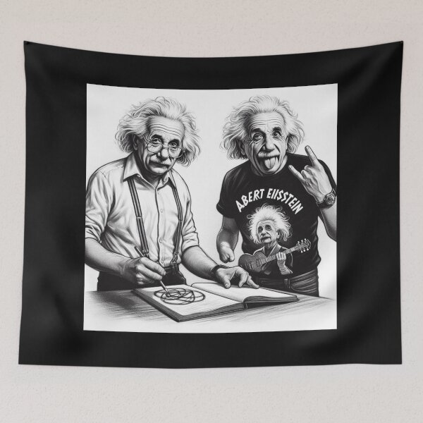 Item preview,   Albert Einstein designed and sold by sevenmountains.