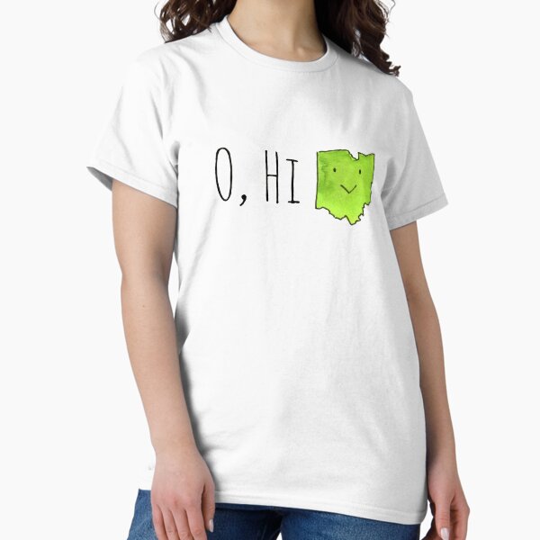 Ohio art print, O hi o! Classic T-Shirt
