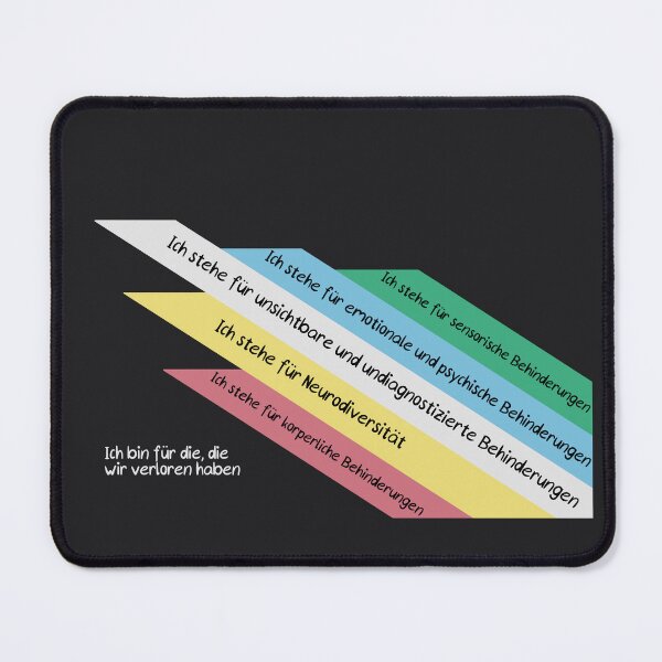 Artikelvorschau, Disability Pride Flag Deutsch! entworfen und verkauft von flyre-flinnigan.