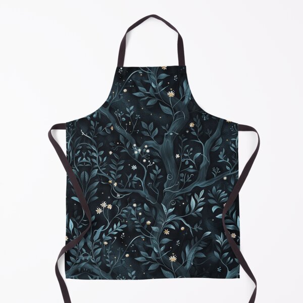 Item preview, Beautiful Night Magic Forest Tree Pattern designed and sold by RR-Arts.