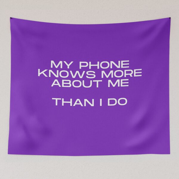 Item preview, Personal Data Revealed Phone Case Reflects on Digital Privacy designed and sold by ArtComixHaven.