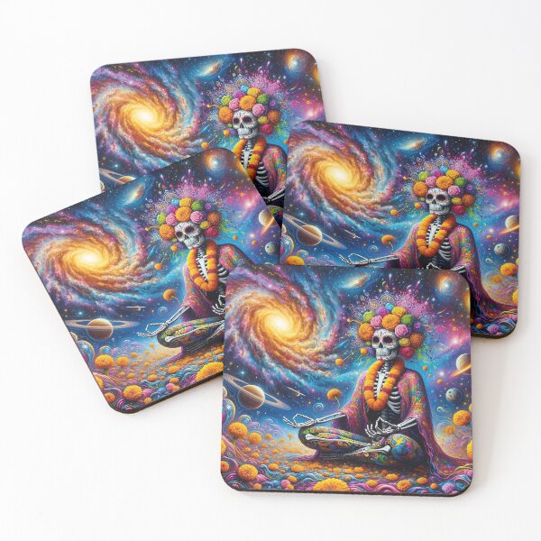 Item preview, Day of the Dead Meditation Marigold designed and sold by bunnyboiler.