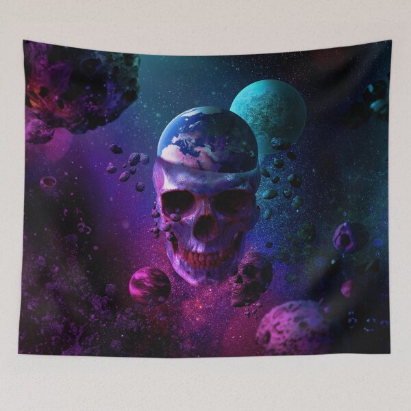 Item preview, Down But Not Out Skull Planet designed and sold by JRRTs.