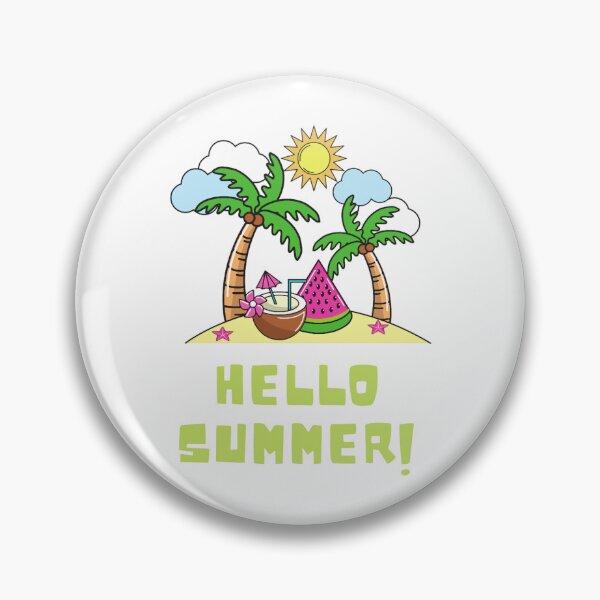 Item preview, Hello Summer designed and sold by IzettaBernade.