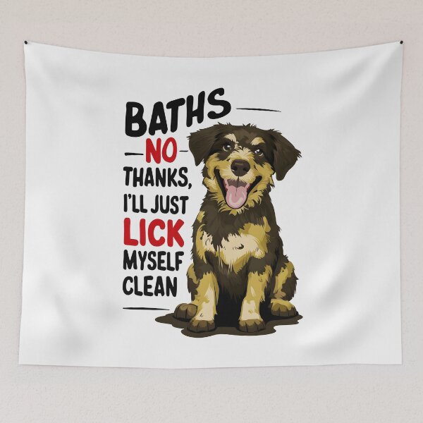 Item preview, Muddy Pup's Bath Avoidance Humor Design designed and sold by VoyteksDesigns.