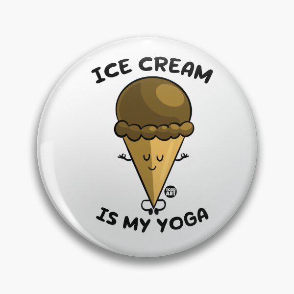 Item preview, Ice Cream Is My Yoga designed and sold by TODD GOLDMAN.