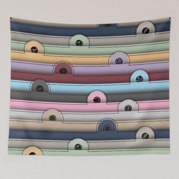 Item preview, Taylor Eras Colors Retro Vinyls Including Tortured Poets Department Era designed and sold by opalime.