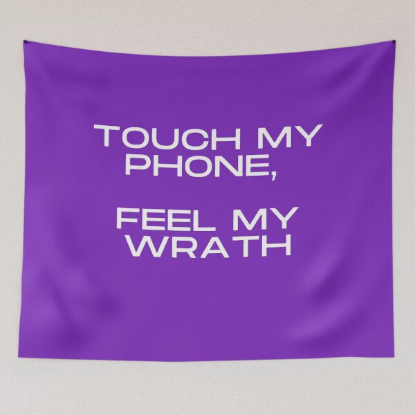 Item preview, Hands Off Phone Case that Warns designed and sold by ArtComixHaven.