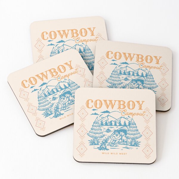 Item preview, Cowboy Campout | western, cowboy, camping, dog, nature designed and sold by ReadyandRowdy.