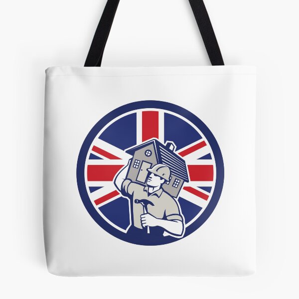Item preview, British Building Contractor UK Flag Icon designed and sold by patrimonio.