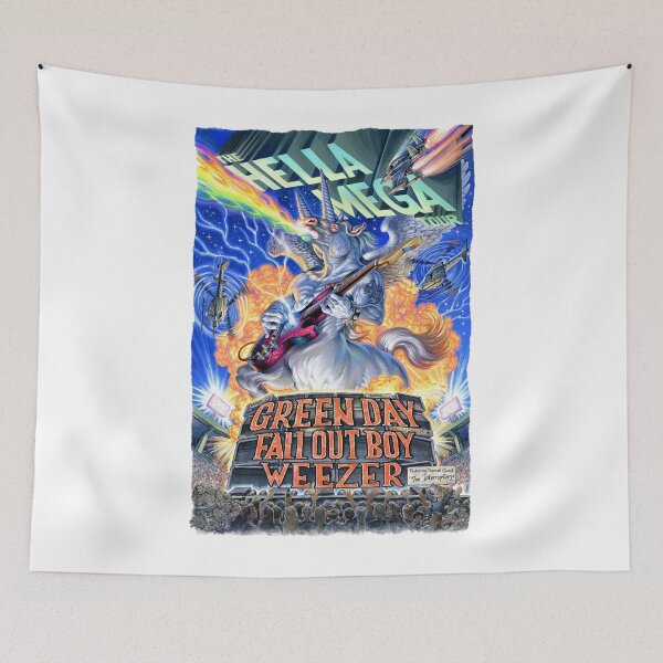 Item preview, The Hella Mega Tour Poster designed and sold by IzettaBernade.
