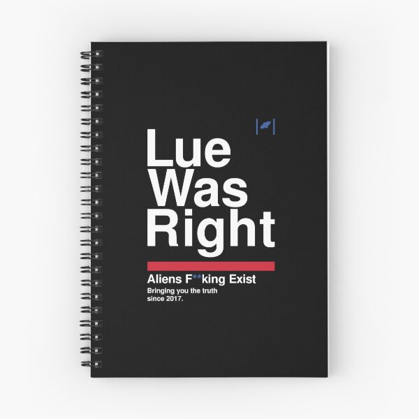 Item preview, Lue Was Right - White Text designed and sold by Dan Zetterström.