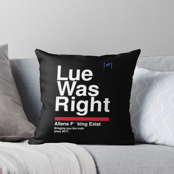 Item preview, Lue Was Right - White Text designed and sold by Dan Zetterström.