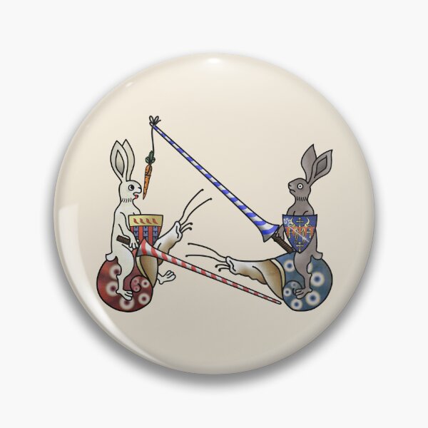 Item preview, Carrot and lance - jousting rabbits designed and sold by MargiKnights.