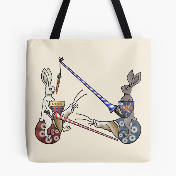 Item preview, Carrot and lance - jousting rabbits designed and sold by MargiKnights.