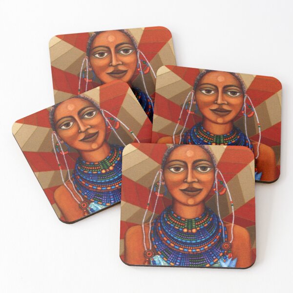 Item preview, Maasai woman portrait (Mother Earth closer)  designed and sold by Madalena Lobao-Tello.