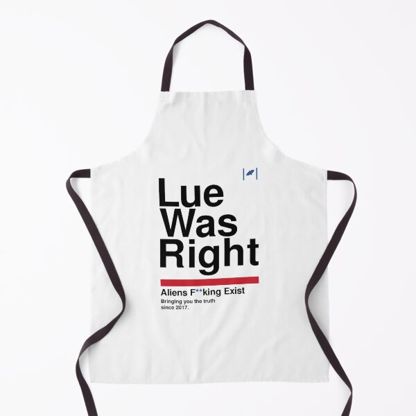 Item preview, Lue Was Right - Black Text designed and sold by Dan Zetterström.