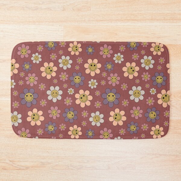 Item preview,  Retro Red Happy Daisy Daze Pattern designed and sold by ClaudiaFlores.